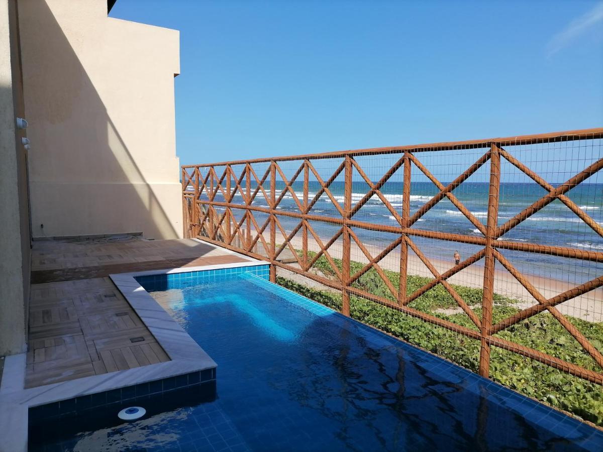 Triplex pé na areia com 3 suítes próximo Salvador Lauro de Freitas Exterior foto