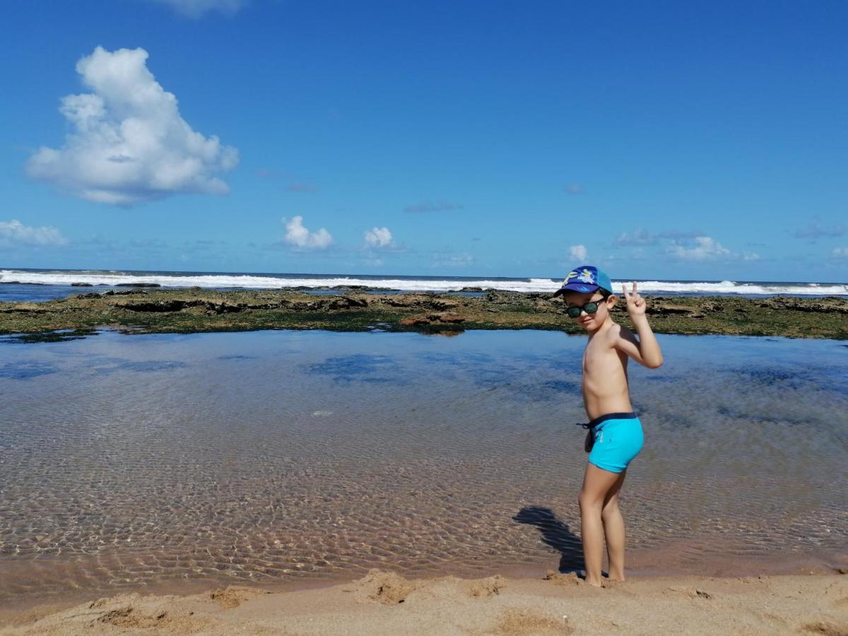 Triplex pé na areia com 3 suítes próximo Salvador Lauro de Freitas Exterior foto