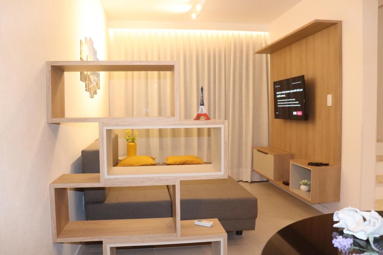 Triplex pé na areia com 3 suítes próximo Salvador Lauro de Freitas Exterior foto